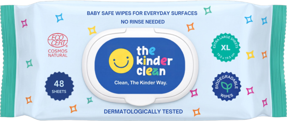 The Kinder Clean 48-count baby-safe wipes pack